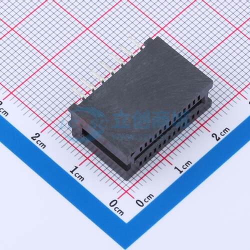 金手指连接器 HED26LP03BK 插件,P=1.27mm 1.27mm 26P 电子元器件