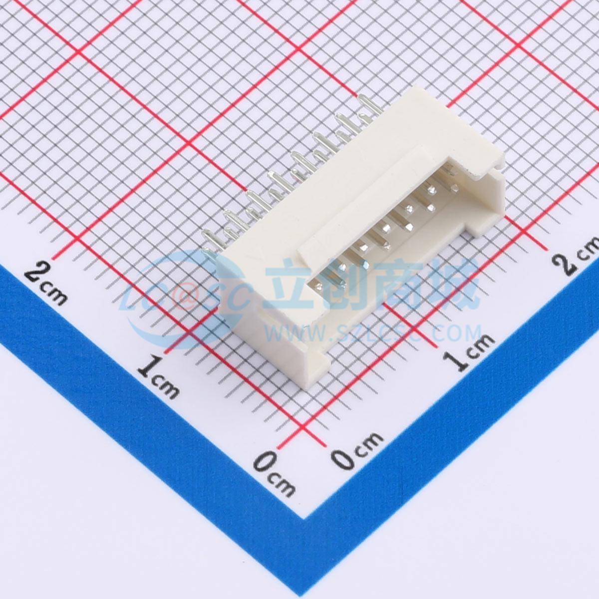 线对板针座 XD-PHB-2*8A 插件,P=2mm 2x8P 直插 电子元器件配单