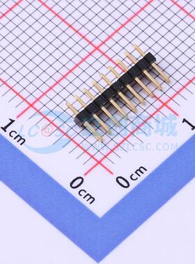 排针 X1311WV-09J-C18D27 插件,P=1.27mm 1x9P 方针 电子元器件