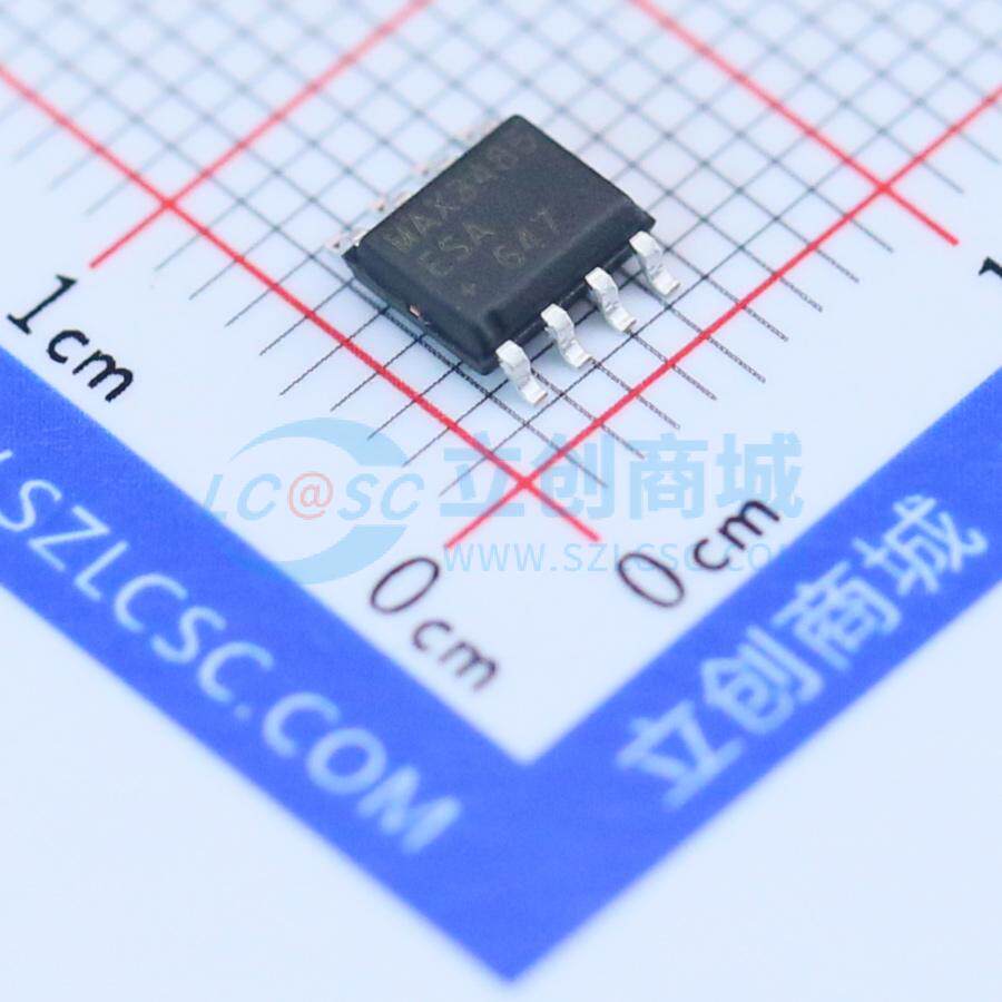 RS-485/RS-422芯片 MAX3485ESA+T SOIC-8 原装 电子元器件配单