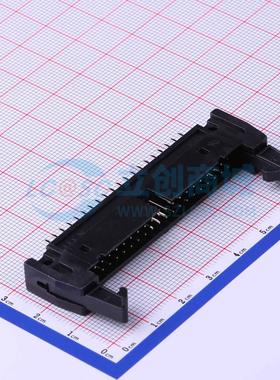 连接器 331040SG0ABLA02 插件,P=2.54mm 2x20P 牛角扣