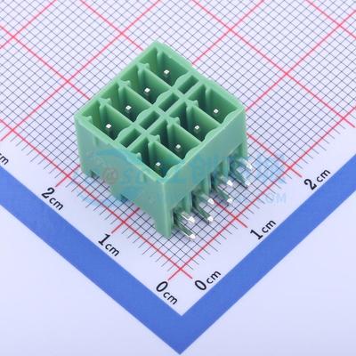插拔式接线端子 KF2EDGKRH-3.5-2*4P 弯插,P=3.5mm 板端/插座-闭