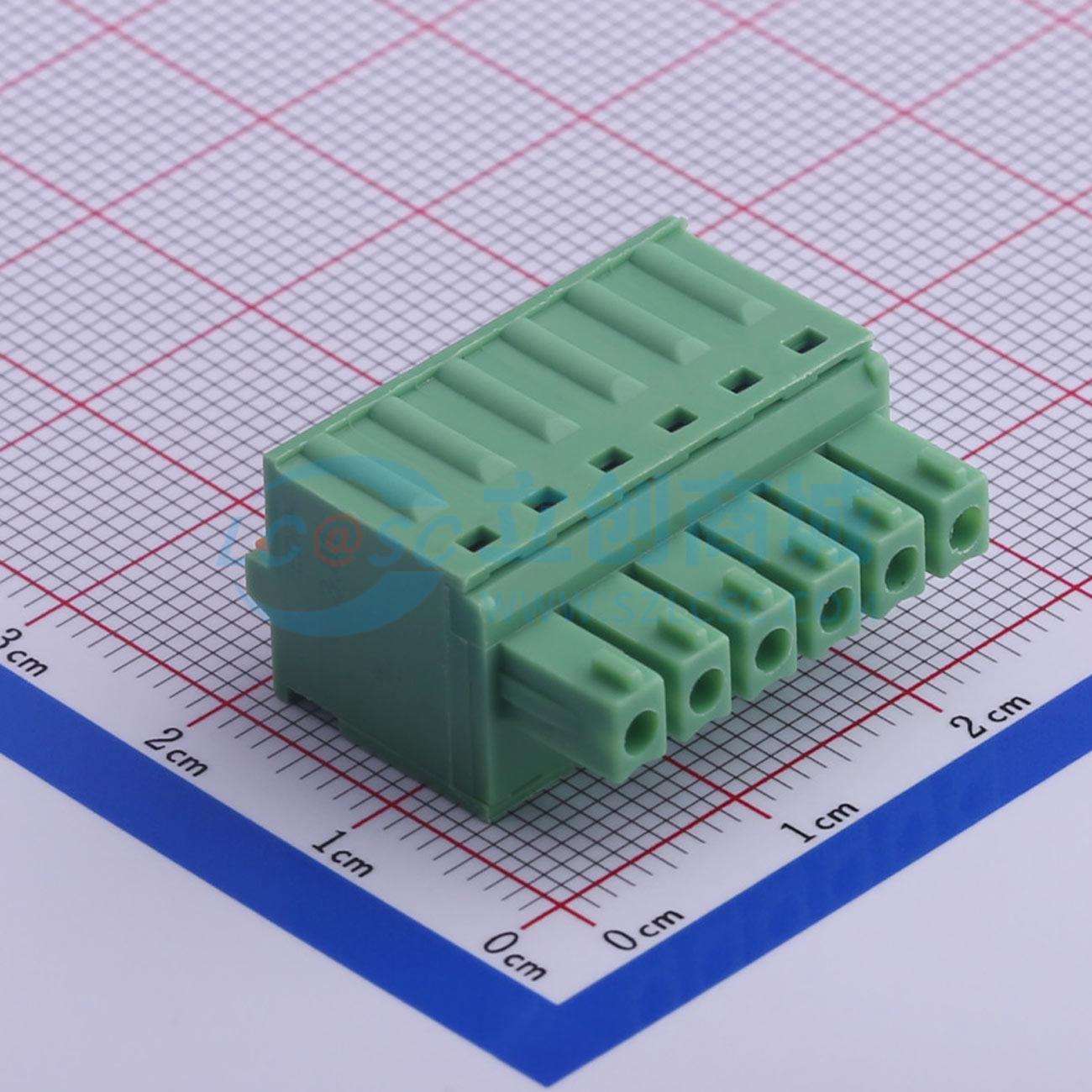 插拔式接线端子 KF2EDGKD-3.81-6P P=3.81mm 插头 1x6P 原装正品