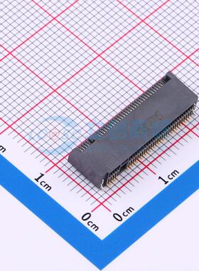 金手指连接器 APCI0107-P001A SMD,P=0.5mm,卧贴 0.5mm 67P 原装