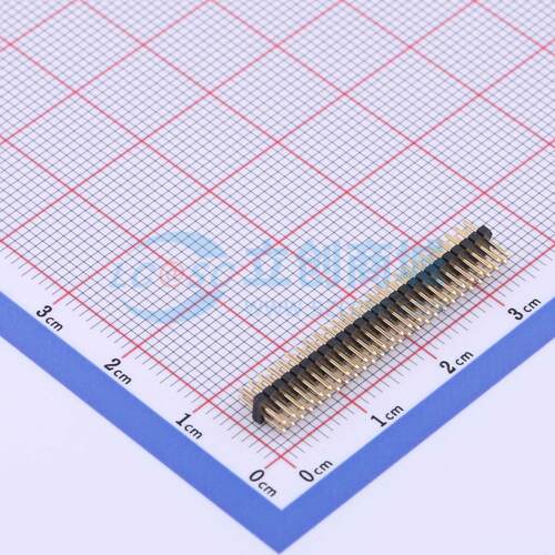 排针 X1321WV-2x26J-C30D23 插件,P=1.27mm 2x26P 方针 原装正品