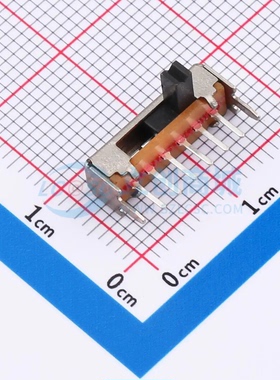 滑动开关 SK14D07VG4 插件-8P,12.8x4.5mm 14.8mm 原装正品