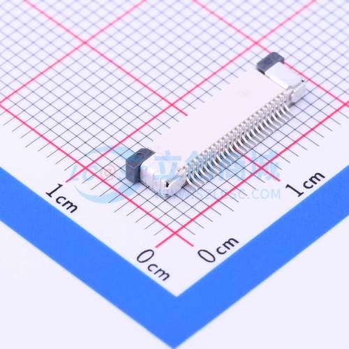 FFC/FPC连接器 AFC07-S24ECA-00 SMD,P=0.5mm,卧贴 抽屉式 24P 上
