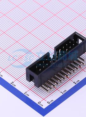 连接器 321024RG0ABK00A06 弯插,P=2.54mm 2x12P 简牛座