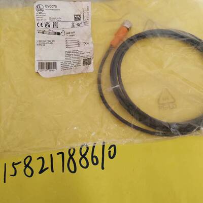 易福门IFM原装带插座连接电缆