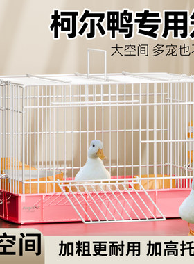鸭笼柯尔鸭专用笼子养小鸭子的用品家用育雏房室内加大号豪华别墅