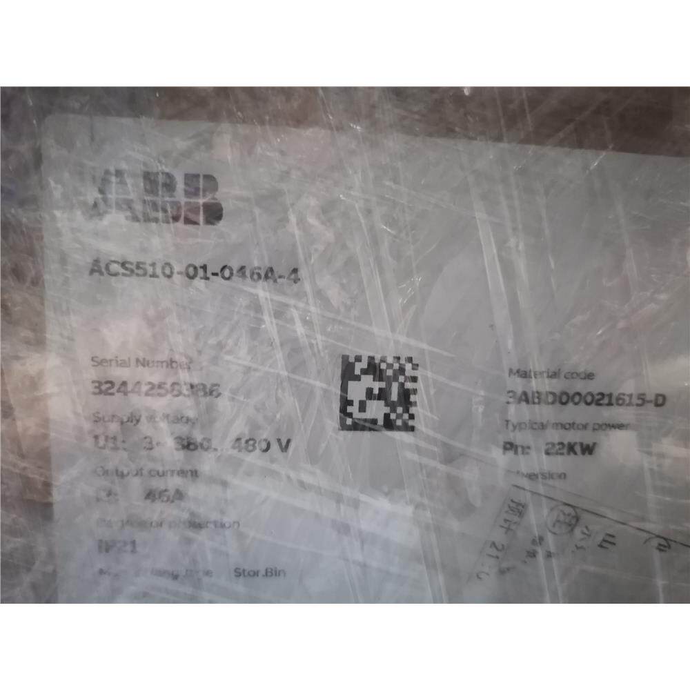 全新ABB变频器ACS510-01-046A-4，22KW功
