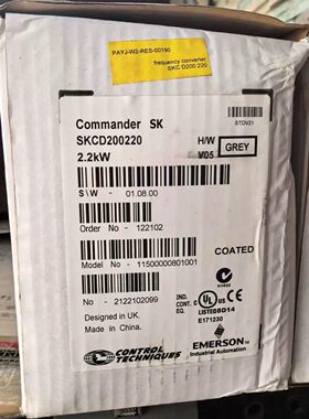 全新原装艾默生 SKCD200220  2.2KW 220V