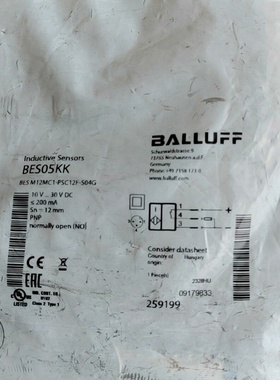 BES05KK BES M12MC1-PSC12F-S04G