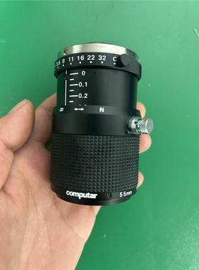 computar 55MM 500万工业视觉镜头，拆机实物照