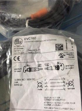 IFM易福门M12连接线EVC003 ，EVC160，EVC