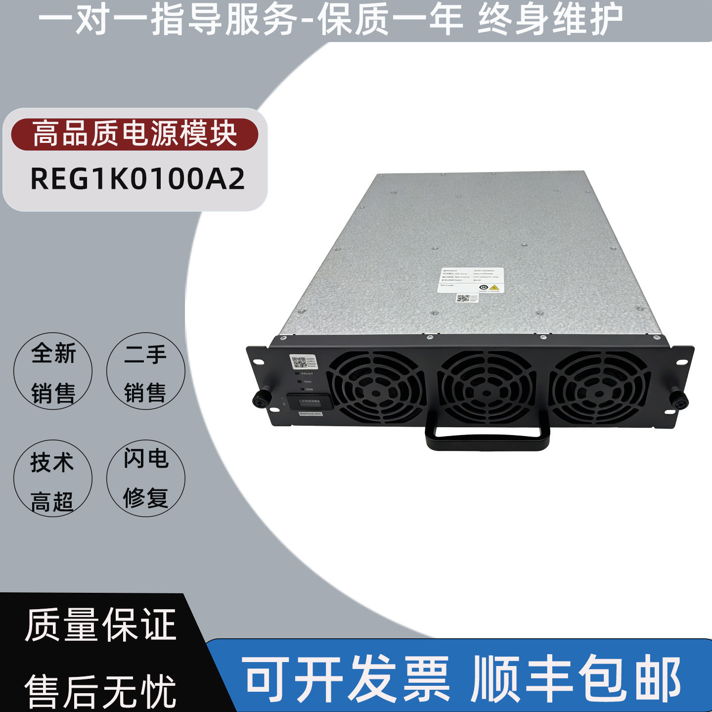 全新 REG1K0100A2 充电模块 30kW/1000V100A 直流桩电源