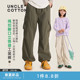 绳扣脚口立体裤 棉叔叔女童春夏宽松休闲裤 裤 子男童 户外风工装