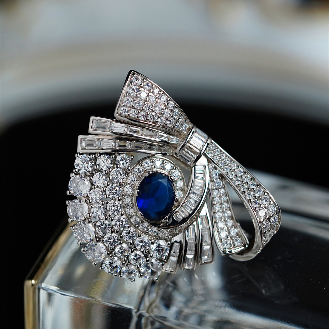 喻棠italks|何以为海|925银多功能袖夹领夹欧式法式复古宫廷无针