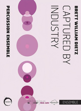 Captured by Industry 工业的俘获 中高级打击乐团重奏总谱 分谱