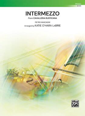 乡村骑士 间奏曲 Intermezzo 弦乐团 3-4级 总谱 分谱 mp3