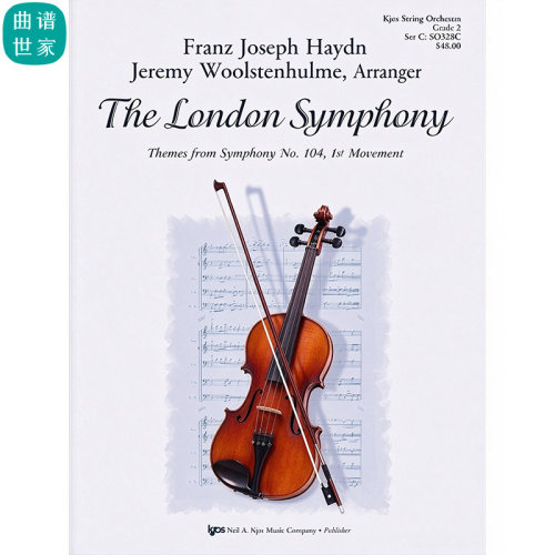 弦乐团 伦敦交响乐团The  London Symphony  2级重奏总谱分谱MP3