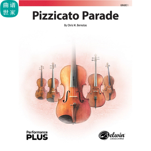Parade Pizzicato 撥弦游行 mp3 總譜 分譜 初級 弦樂團