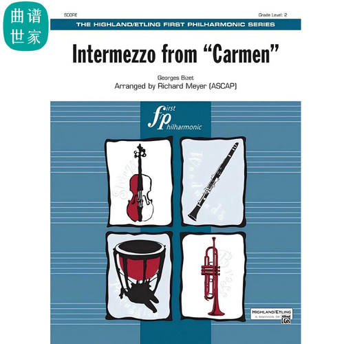 【管弦乐团】卡门间奏曲 Intermezzo from Carmen总分谱MP3 古典
