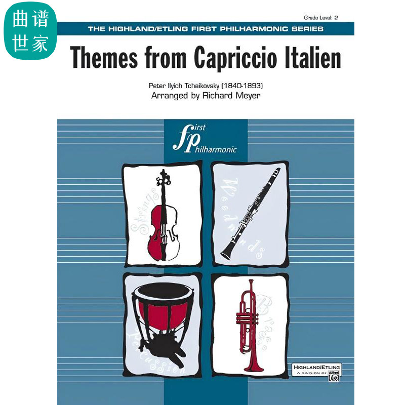 【管弦乐团】Capriccio Italien意大利随想曲 总谱 分谱 MP3 古典