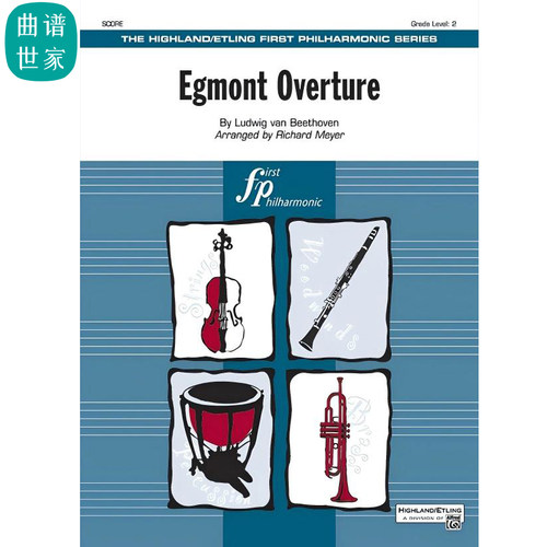 【管弦乐团】Egmont Overture- 艾格蒙特序曲 总分谱MP3 古典作品