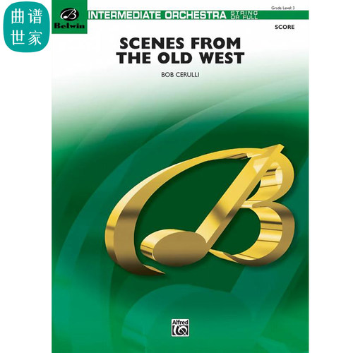 【管弦乐团】旧西部的景色Scenes from the Old West 总谱分谱MP3