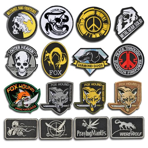 合金装备潜龙谍影FOX猎狐刺绣魔术贴臂章士气章二次元无国界御魂