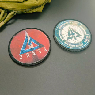 DELTA FORCE三角洲行动队圆形魔术贴徽章贴章 战术士气章个性包贴