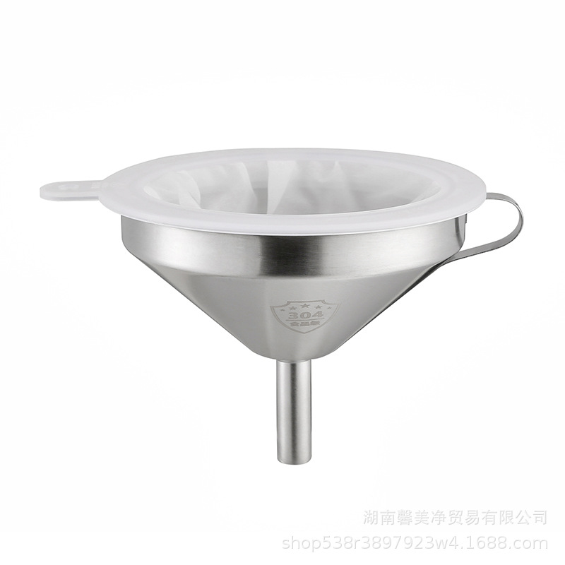 超密过滤网超细漏斗酵素白酒葡萄酒过滤器不锈钢家用自酿酒滤酒器