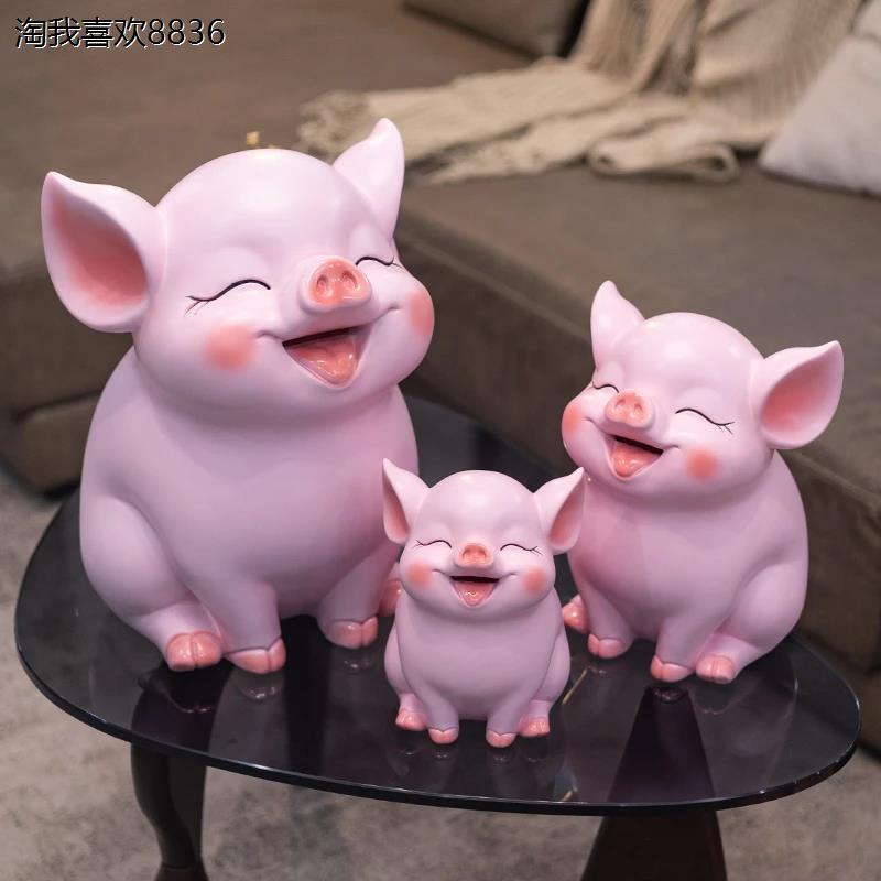 x大号可爱猪存钱罐只进不