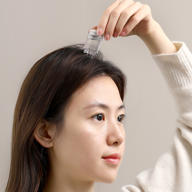 头皮上药器滚珠生发液导入器涂抹器按摩梳头发生发液精油涂药便携