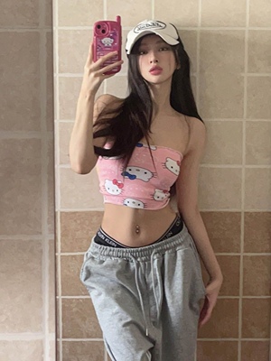 吊带背心女内搭2023新款设计感小众修身显瘦奶系小吊带短款上衣短