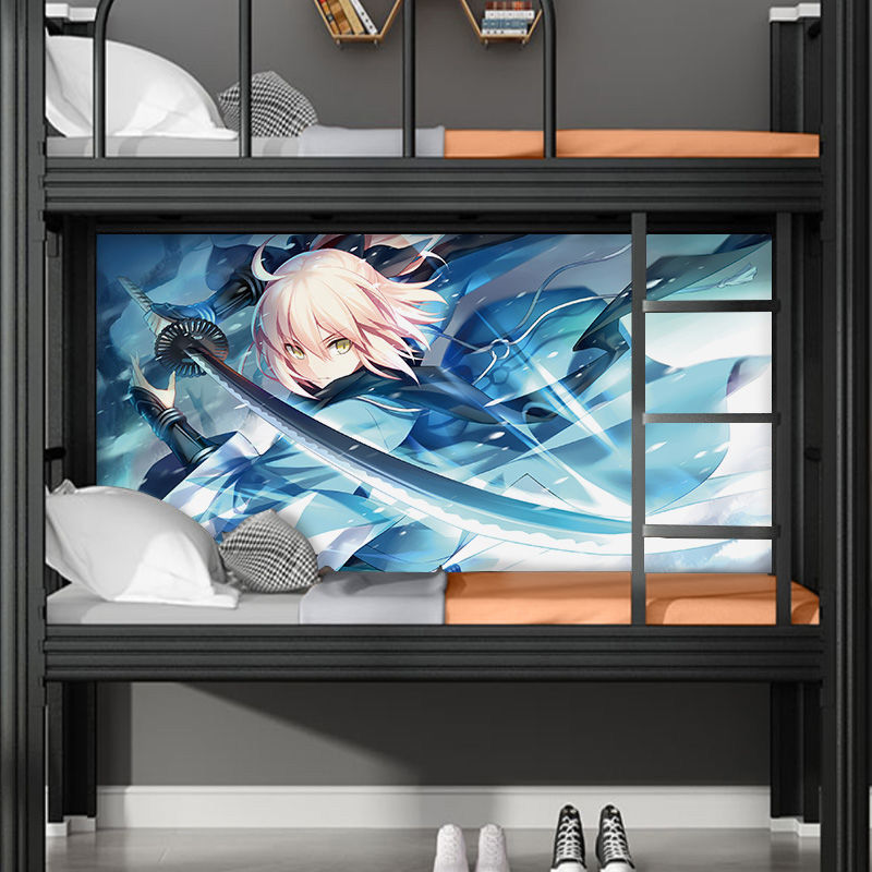 自装饰fate总司墙贴学生宿舍动漫粘背景海报墙纸FGO冲田壁纸高清