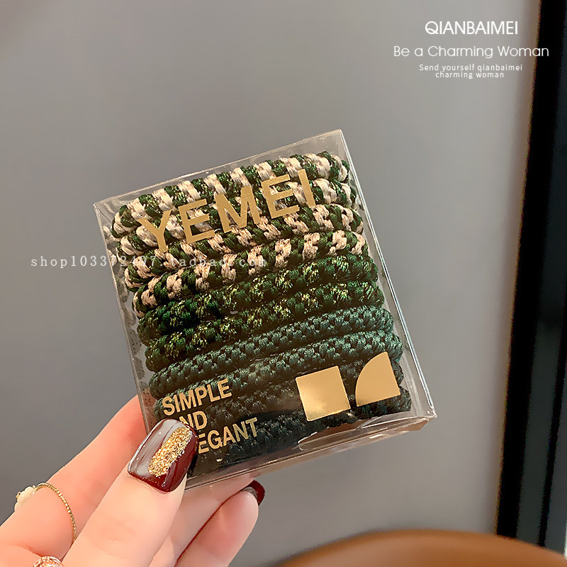 多巴胺元气百搭发绳发圈10条盒装橡皮筋高弹力耐用不伤发皮圈头圈,饰品/流行首饰/时尚饰品新,发饰,淘宝优惠券,粉丝福利购,淘宝优惠卷