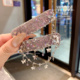 轻奢精致边夹蝴蝶流苏吊坠掰掰夹2025新款 高级感仙美刘海夹发夹女