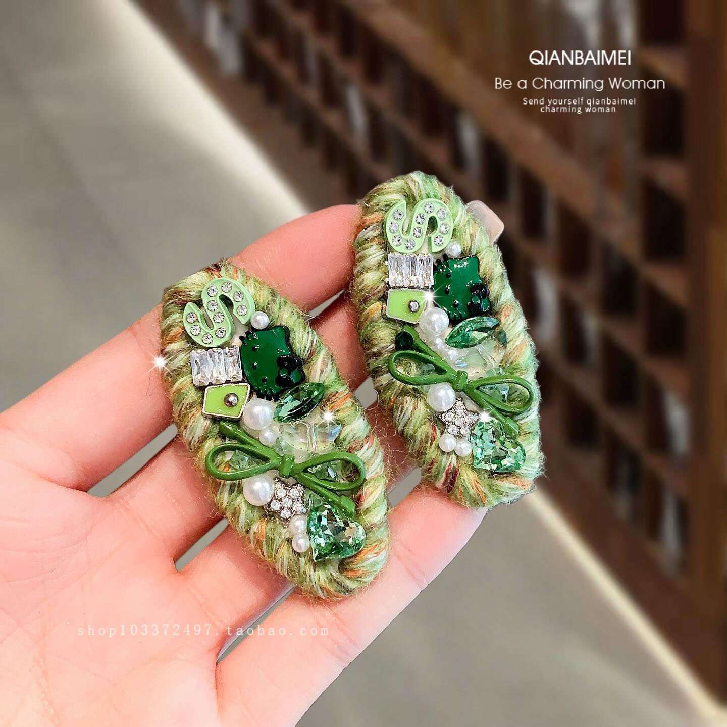 森系椭圆发夹女精致闪钻高级感刘海侧边夹前额发卡少女发饰鸭嘴夹,饰品/流行首饰/时尚饰品新,发饰,淘宝优惠券,粉丝福利购,淘宝优惠卷