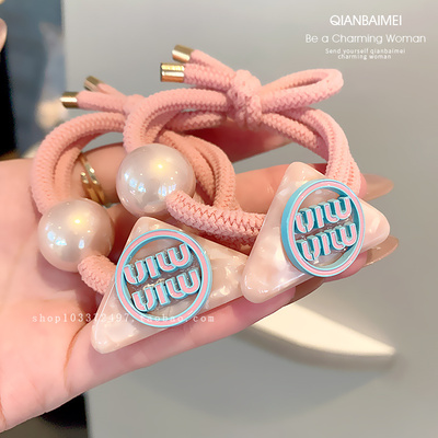 头绳发圈女双股耐用高弹力橡皮筋