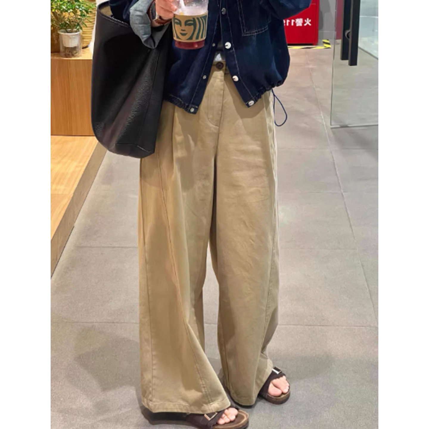 富尔大码定制女装肥妹妹mm工装阔腿秋高腰宽松显瘦休闲遮胯长裤子,女装/女士精品,大码裤装,淘宝优惠券,粉丝福利购,淘宝优惠卷