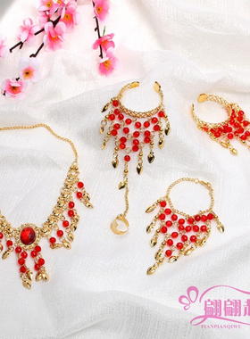 印度肚皮舞红宝石配饰