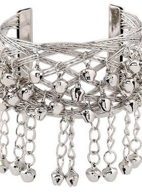 欧美复古印度舞铃铛臂链