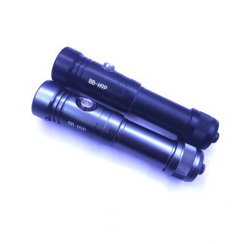 升级版BB-H9p远射照明电筒可拍黑背景大功率20w流明纳斯sft40灯珠