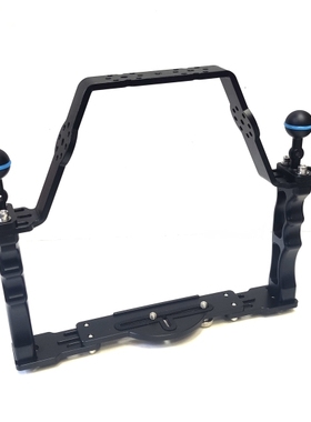 Bubblescuba潜水摄影支架含提手适用于奥林巴斯相机壳TG5/6/7