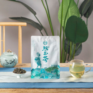 云南红河绿春特产玛玉茶生态绿茶大叶种绿茶口粮茶150克绿茶