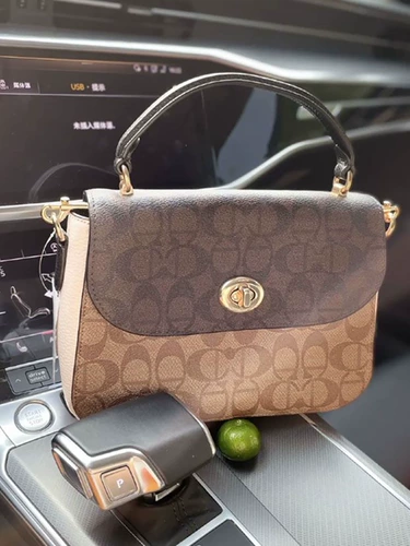 Шанхайский склад Специальное предложение зазоры 2024 Новый весенний и летний прилив высокий уровень сенсорной кожа янзи янзи тот же глиф плеча с свиней пакет