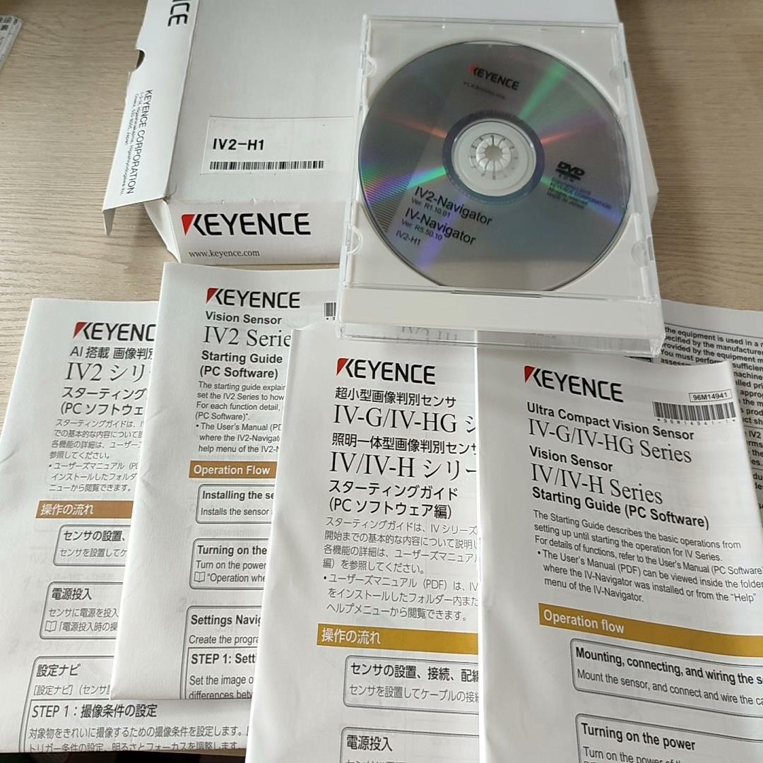 基恩士高端相机软件光盘IV2-H1，全新原装