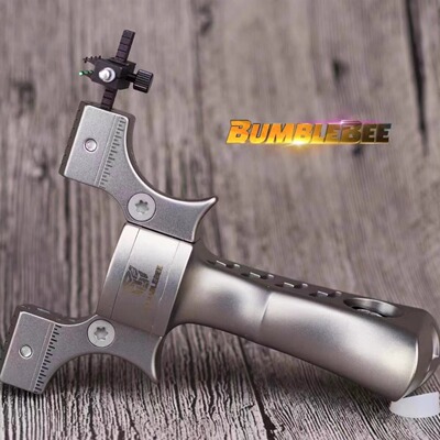 移动弓门全钛合金TC21高精度苏弓大黄蜂弹弓扁皮竞技户外快插弹工